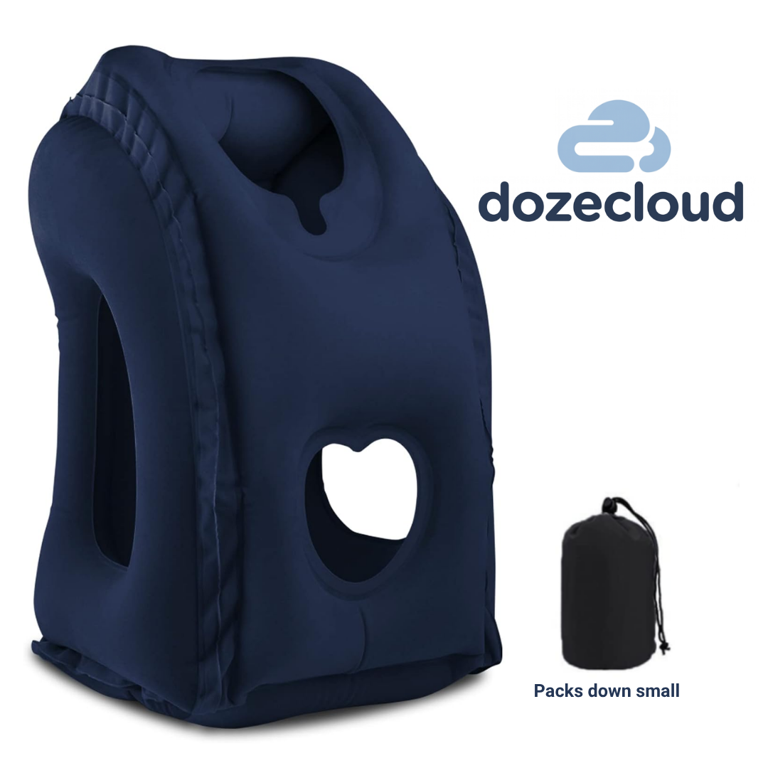 Almohada de viaje inflable para un descanso cómodo
