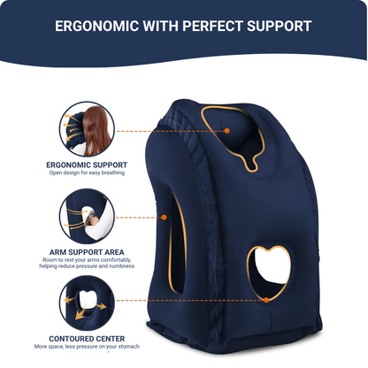 Almohada de viaje inflable para un descanso cómodo